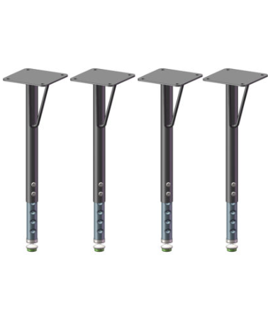 Capital USA Table Leg Set 15″-23″ Adj. Ht