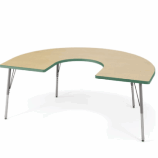 Capital USA 48x72" Horse Shoe Table Spray Edge