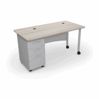 Avid Single Pedestal Desk – 6024