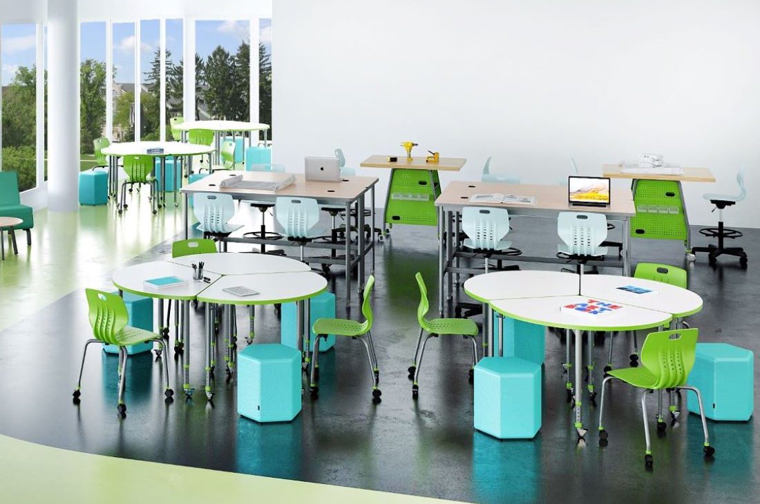High School Flexible Classroom - Paragon Furniture (003)